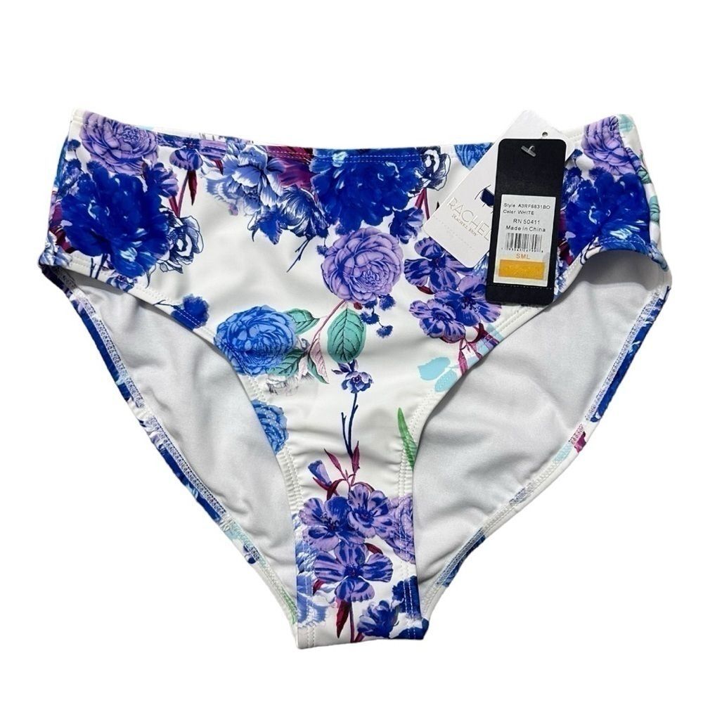 Rachel Roy High-Rise Floral Bikini Bottoms Small‎